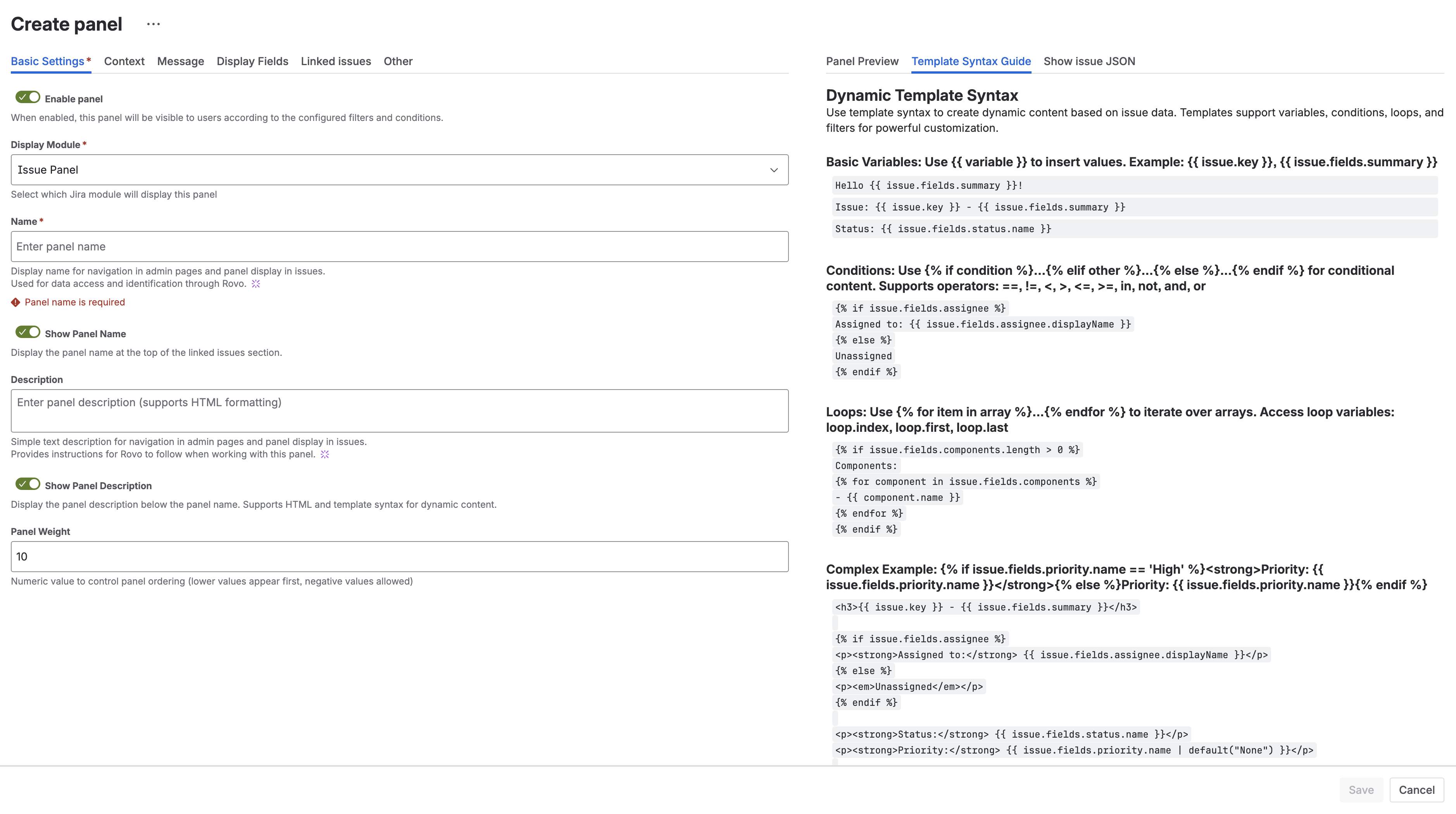 Template Syntax Guide